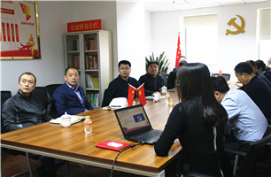 济南市委组织部调研组莅临伟易博信息调研党建工作